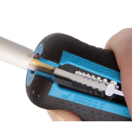 КВТ Многофункциональный стриппер-отвертка WS-05 с индикатором напряжения 55953 KVT КВТ Многофункциональный стриппер-отвертка WS-05 с индикатором напряжения 55953 KVT