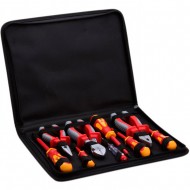 КВТ Набор изолированного инструмента электрика НИИ-01 9 шт в кофре 59380 KVT