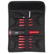 КВТ Диэлектрическая динамометрическая отвертка НИО-2208 с набором бит 78279 KVT