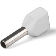 КВТ Наконечник штыревой втулочный двойной НШВИ(2) 0.5-8 (мин партия 500 шт.) 47461 / 79461 KVT