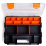 КВТ Кейс-органайзер с 9 отделениями и 2 съемными модулями, серия «ПРОФИ» 81443 KVT КВТ Кейс-органайзер с 9 отделениями и 2 съемными модулями, серия «ПРОФИ» 81443 KVT