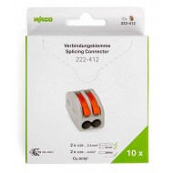КВТ Клеммы WAGO 222-412/996-010 (2Х2,5мм2) (блистер 10шт.) 86576 KVT